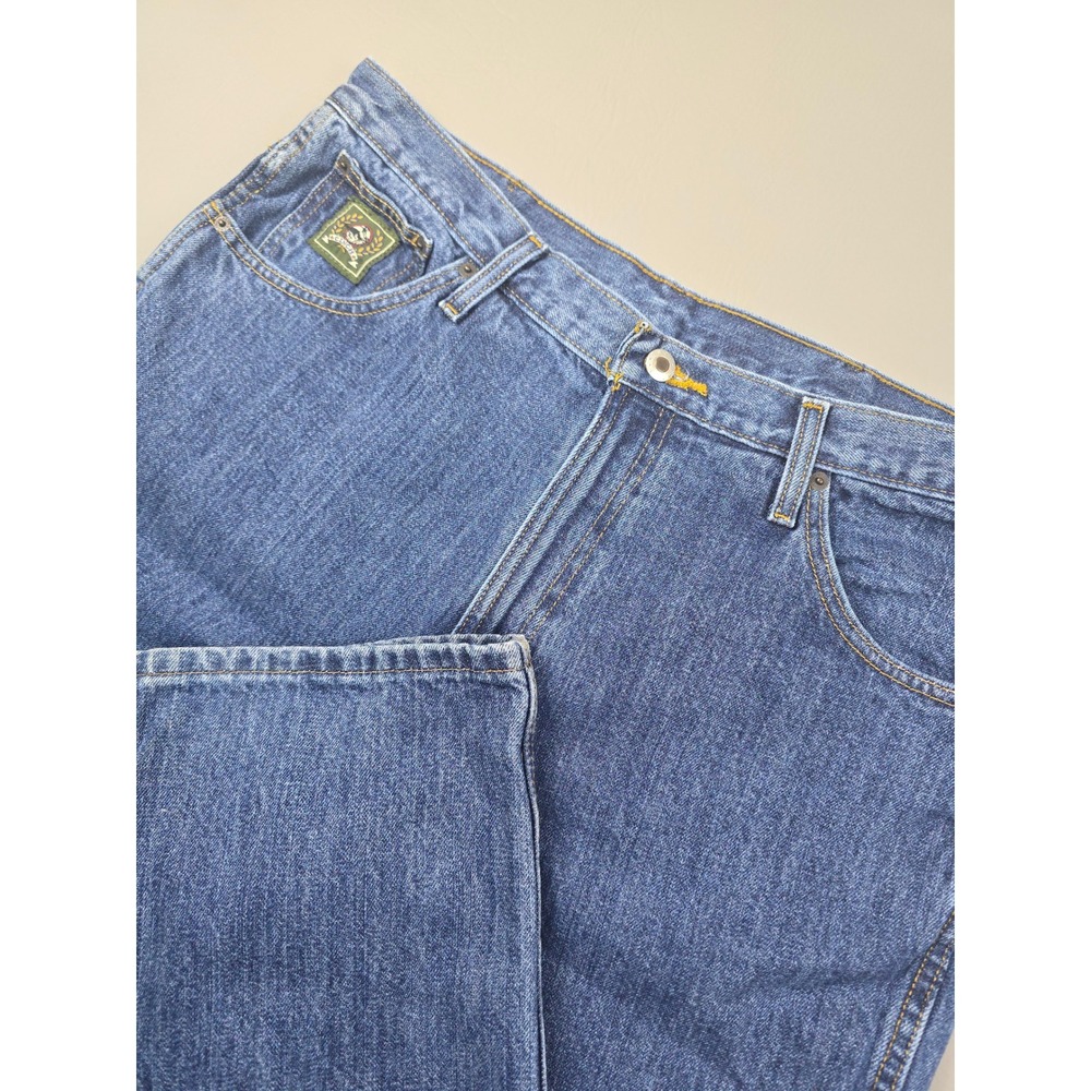 Cinch Green Label Men Relaxed Fit Straight Leg Blue Denim Jeans 36x34 MB90530002